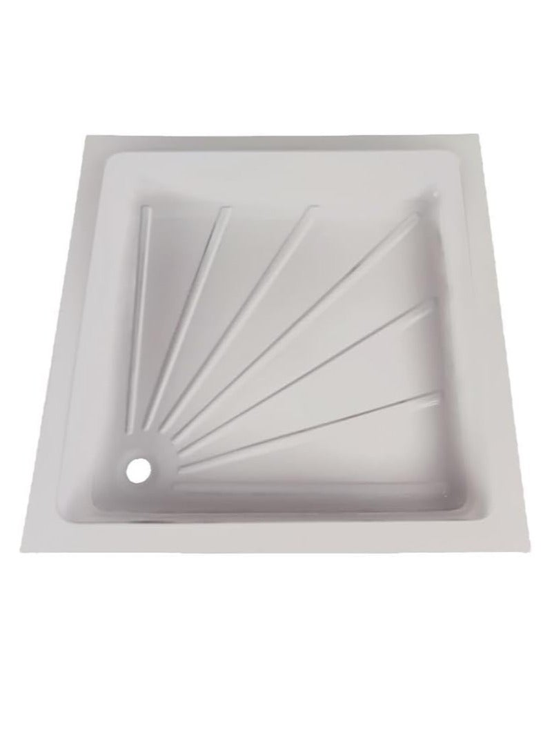 ABBASALI Fiber Shower Tray 70x70 With Waste Fitting 1.5 Inch  - Image 2