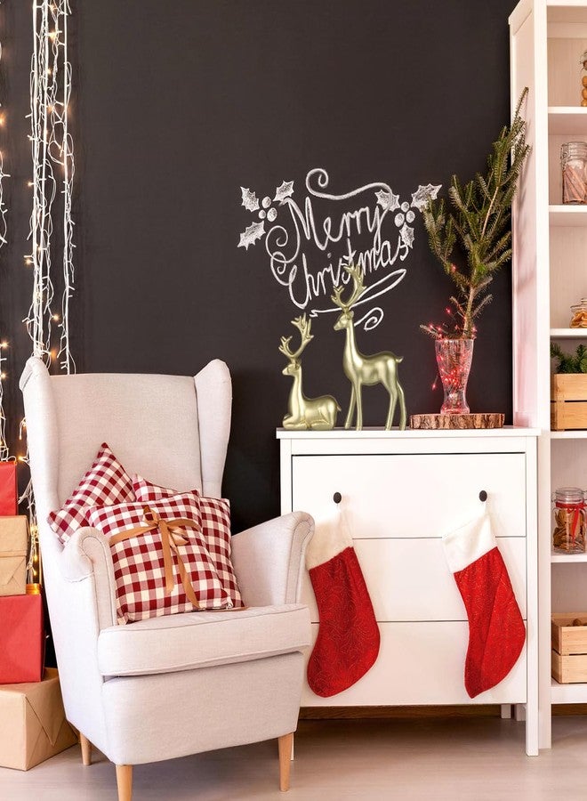 BESPORTBLE 2pcs Reindeer Christmas Decor - Elegant Resin Tabletop Deer Figurines for Holiday Home Rustic Table Decor, Xmas Party Centerpiece & Festive Mantel Displays (Gold) - Image 5