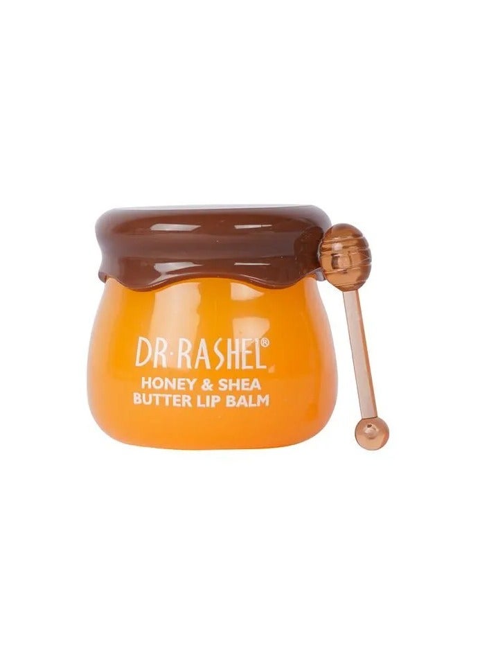 DR. RASHEL Honey and Shea Butter Nourishing Lip Balm Repairing and Soothe Lips Yellow 8 g - Image 1