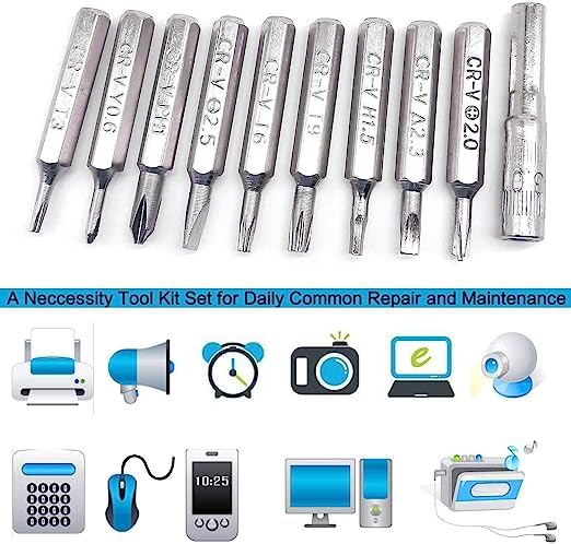 VIBOTON 110 in 1 Screw Driver Tool Set Kit, Screwdriver Set, Tool Kit, Professional Multi-Function Magnetic Computer Repair Kit, Compatible with Mobile, Tablets, Glasses, Laptop, PC (Multicolor) - Image 4