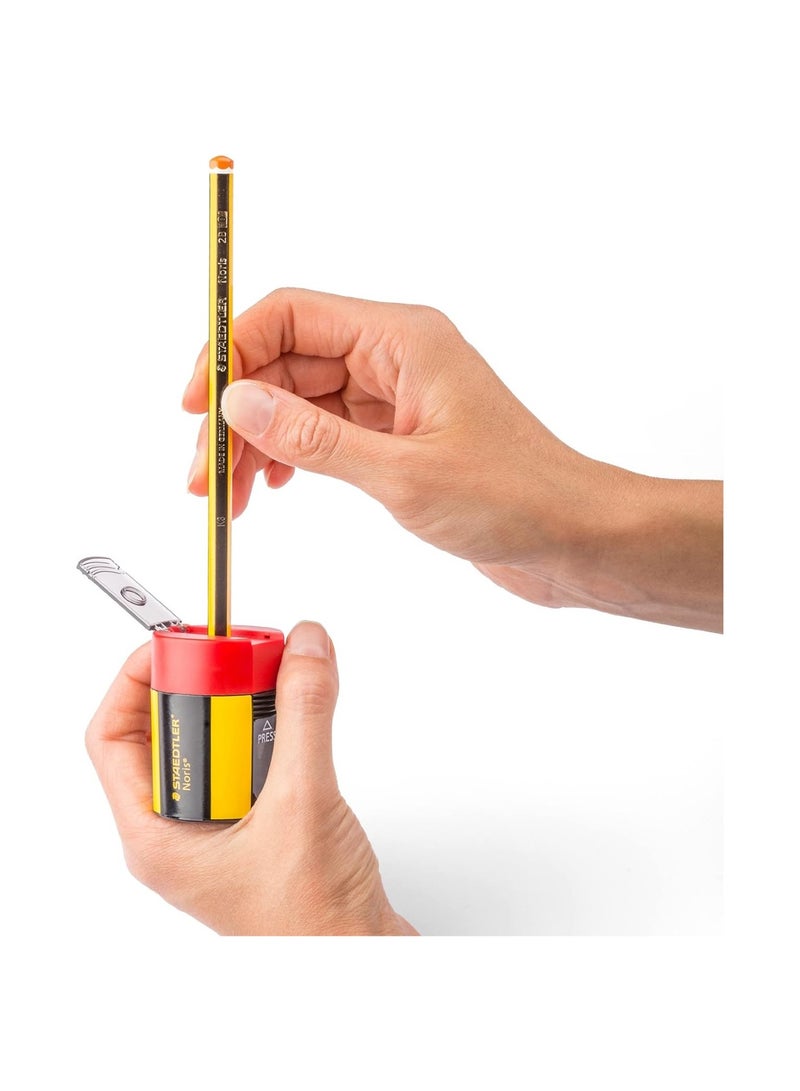 STAEDTLER 1-Piece Noris Single Hole Tub Sharpener - Image 3