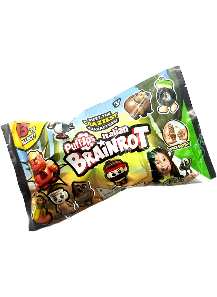 Italian Brainrot PuffUps | 12 Assorted Models + 1 Rare Model | Collectible Squishy Toys | Trendy Fidget Fun - Image 2