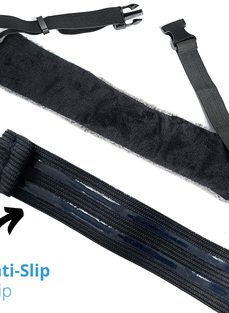 SOLARAE The SeatSleeper, Ultimate Travel Pillow Alternative for Comfortable Head Support on Airplanes and in Cars, Say Goodbye to Head Bobbing, Compact and Effective Head Straps for Travel Upright - Image 3