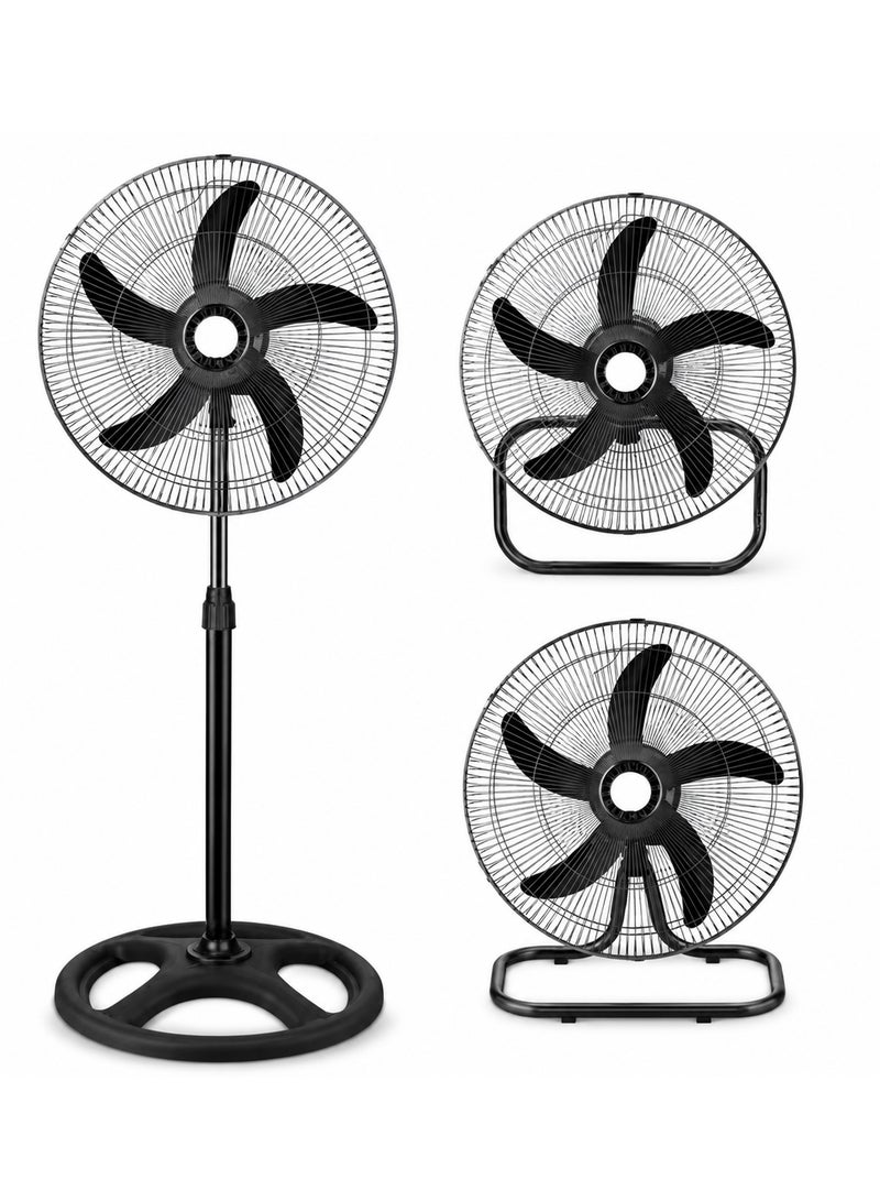Favarey Electric Standing Fan with Pure Copper Motor, 3 Speed Settings, Low Noise High Efficiency Fan for Home, Office and Bedroom - Image 1