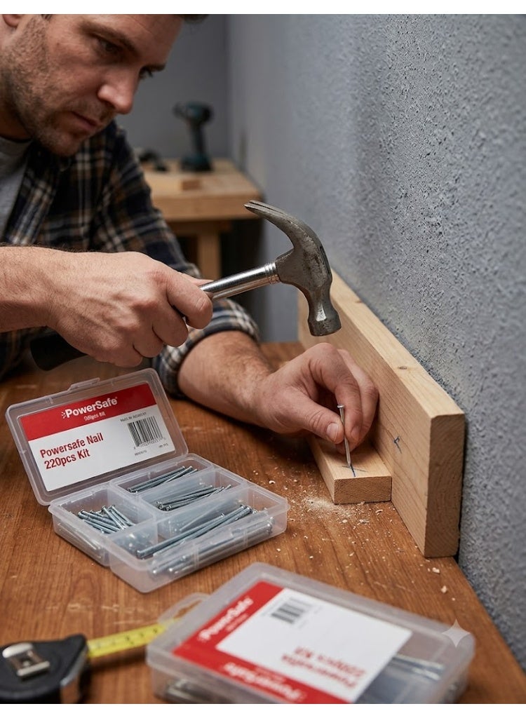 Powersafe Hammer hitting Nail Approx 220 Pcs - Powersafe - Image 3