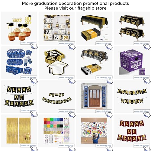 OHOME زينة تخرج OHOME باللون الماروني لدفعة 2026 - زينة حفلات التخرج 2026 - غطاء طاولة بلاستيكي قابل للتصرف لزينة حفلة دفعة 2026، لوازم، لافتة، 54" × 108"، عبوتان - Image 2