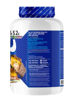 USN USN Blue Lab Whey Chocolate Caramel 2kg, Premium Whey Protein Powder, Scientifically-formulated, High Protein Post-Workout Powder Supplement with Added BCAAs  - Image 2