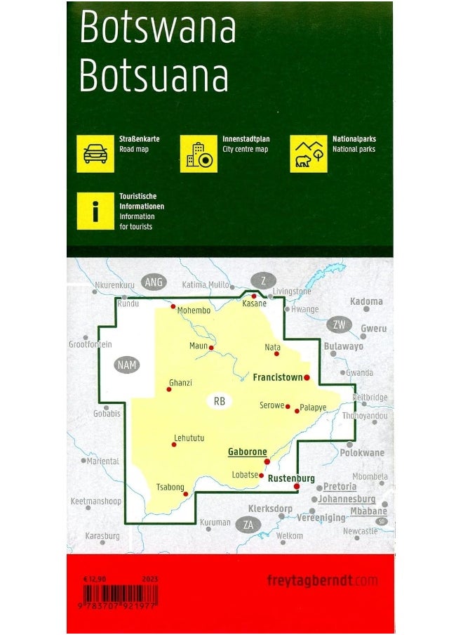 null - Botswana, road map 1:1,100,000 - Image 1