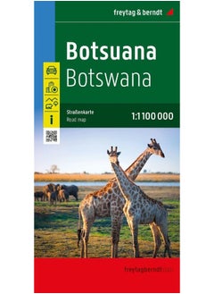Botswana, road map 1:1,100,000