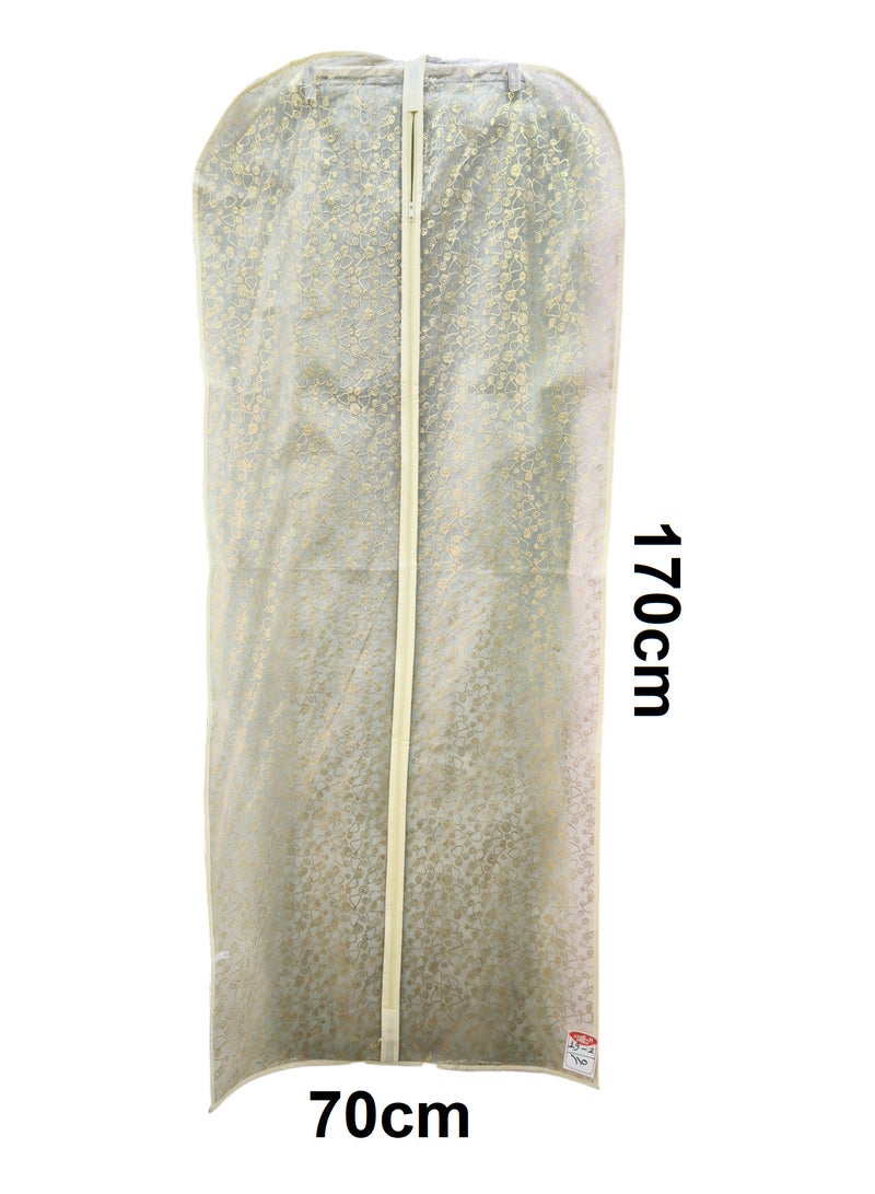 Garment Bags for Hanging Clothes 2 PCS Garment Storage Bags Suit Bags Dress Bag for Storage Hanging Clothes Covers Storage Protector Long Dress Bags for Gowns Closet Storage and Travel  - Image 2