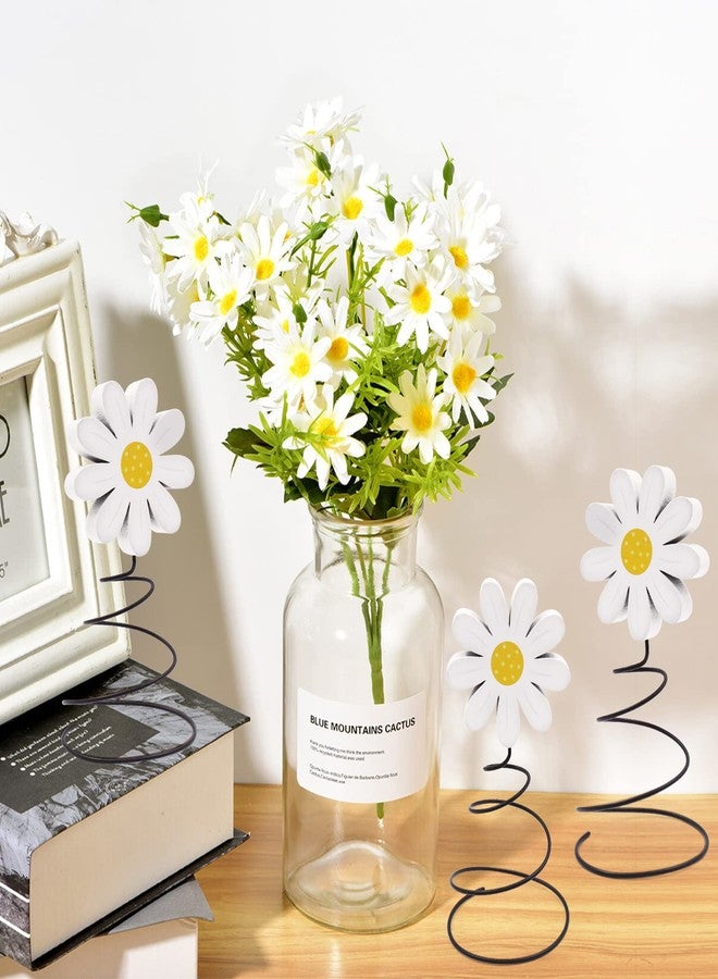 Xylolfsty Daisy Tiered Tray Decor Spring Daisy Decor Rustic Wood Block Signs Farmhouse Home Decor Housewarming Gift Ideas Set of 3 - Image 5