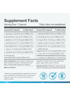 Life-Space Double Strength Broad Spectrum Probiotic, 64 Billion Cfu & 15 Diverse Strains, Redouble Formulated For Digestive Health & Immune Health, Probiotics For Women & Men - 30 Veg Capsules  - Image 4