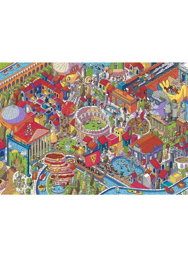 Trefl Eye-SPY Imaginary Cities: Rome, Italy 1000 Piece Jigsaw Puzzle Prime 27"x19" Thick Cardboard, Surprising Details, Creative Entertainment for Adults and Children from 12 Years Old - Image 2