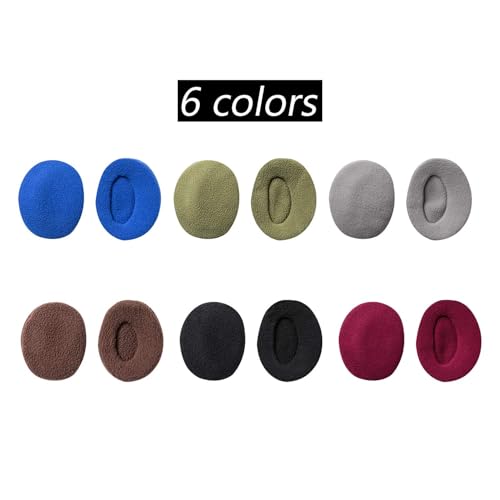 Aurya Bandless Ear Warmers, Soft Fleece Earmuffs for Men, Women and Kids, Compact Thermal Ear Covers for Winter Outdoor Activities, 3 Sizes(Grey) - Image 4