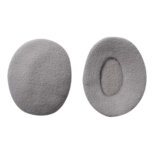 Aurya Bandless Ear Warmers, Soft Fleece Earmuffs for Men, Women and Kids, Compact Thermal Ear Covers for Winter Outdoor Activities, 3 Sizes(Grey) - Image 1