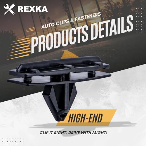 Rexka 25pcs Fender Flare & Rocker Moulding Clip 68039280-AA Compatible with Jeep Wrangler JK & Unlimited JK Ram 4500 Ram 5500 - Image 3