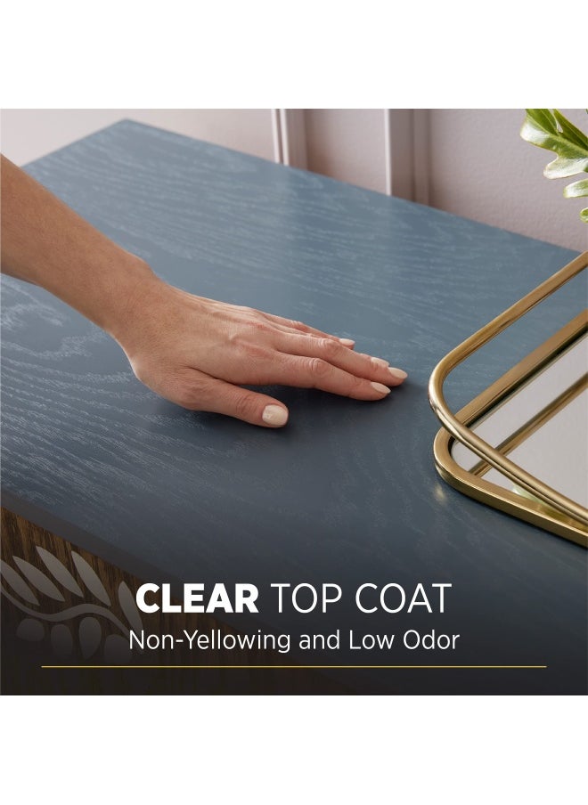 Minwax - Clear Polycrylic Water Based Protective Finish Semi Gloss - Image 1