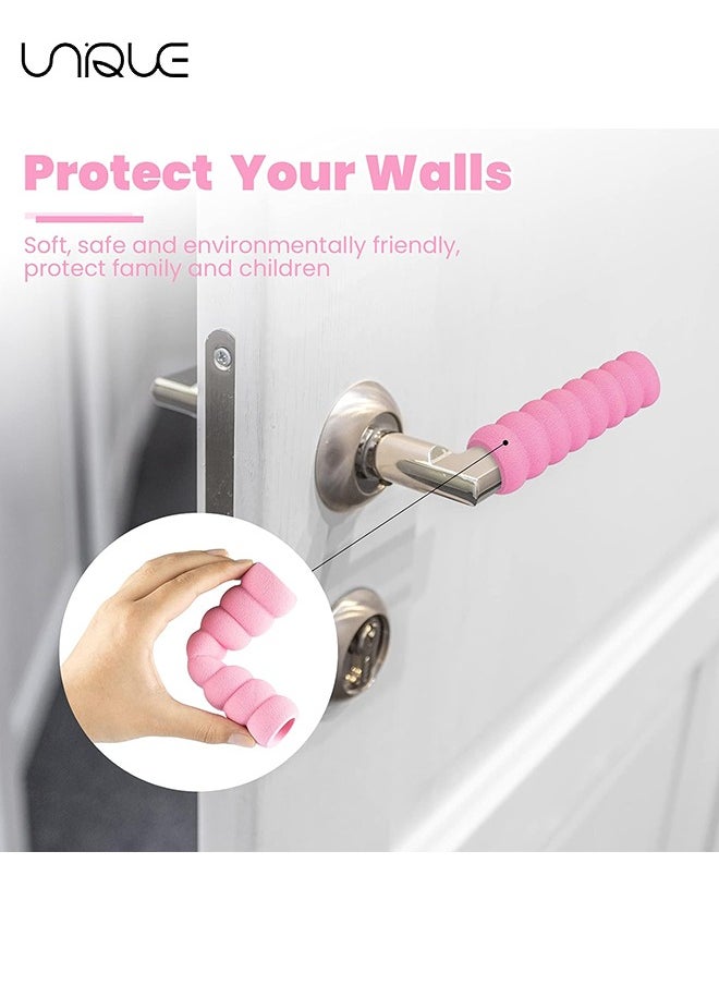 Unique 10 Pcs Door Handle Covers，Door Knob Covers EVA Foam，Door Handle Protector，Door Handle Cover for Heat，Antifreeze Hands in Winter， Anti-Collision Child／Kids Safety，Anti-Static  - Image 5