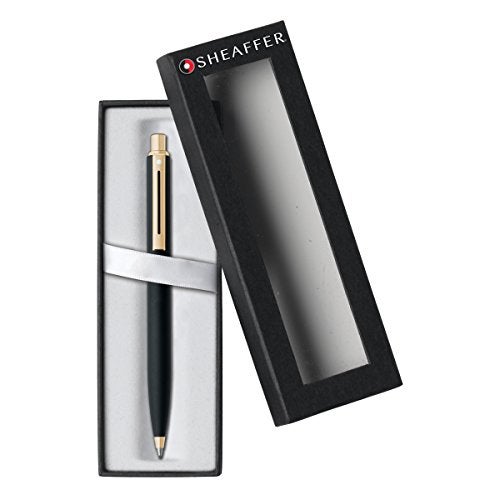 Sheaffer Sentinel Gold Tone Trim Ballpoint, Matt Black Cap & Barrel (E232751) - Image 3