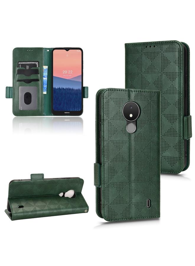 S-TOP Case For Nokia C21 Symmetrical Triangle Leather Phone Case - Image 1