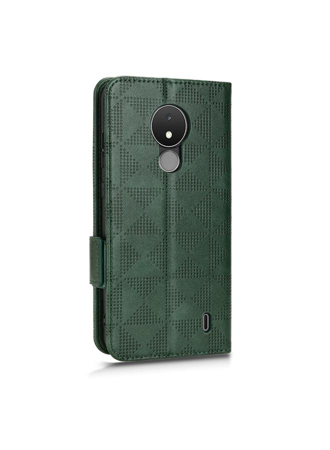 S-TOP Case For Nokia C21 Symmetrical Triangle Leather Phone Case - Image 3