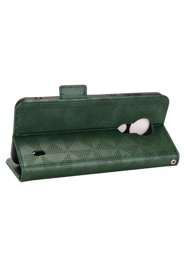 S-TOP Case For Nokia C21 Symmetrical Triangle Leather Phone Case - Image 5