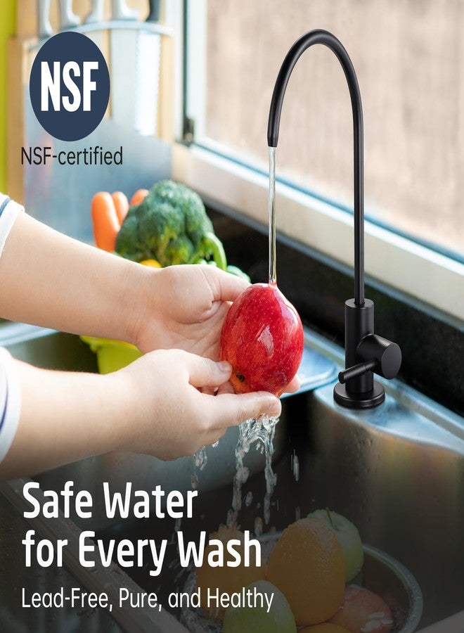 KES NSF Certified Reverse Osmosis Faucet Black RO Lead-Free Water Filter Faucet Drinking Water Faucets Kitchen Faucet 304 Stainless Steel, Z504CLFF18-BK - Image 2