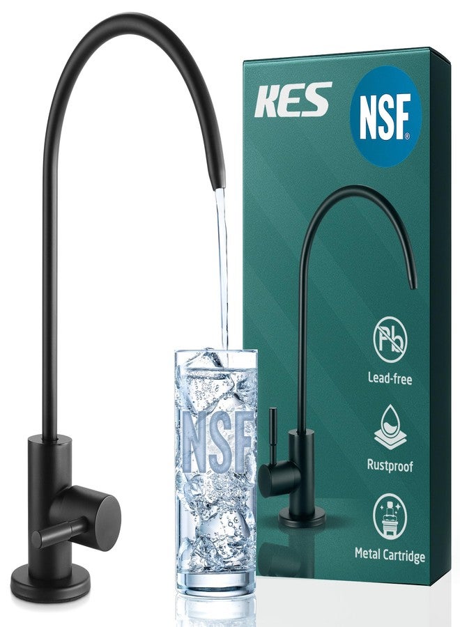 KES NSF Certified Reverse Osmosis Faucet Black RO Lead-Free Water Filter Faucet Drinking Water Faucets Kitchen Faucet 304 Stainless Steel, Z504CLFF18-BK - Image 1