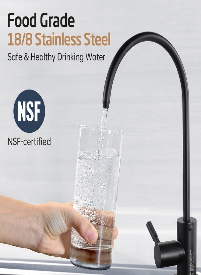 KES NSF Certified Reverse Osmosis Faucet Black RO Lead-Free Water Filter Faucet Drinking Water Faucets Kitchen Faucet 304 Stainless Steel, Z504CLFF18-BK - Image 3