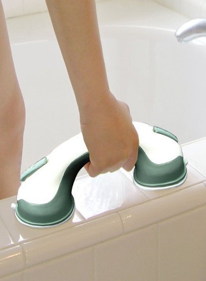 Kshiti Anti Slip Vacuum Suction Cup Handrail Easy Grip Safety Handle for Shower - Bath Tub Support Helping Handle for Children and Old People (2pcs)