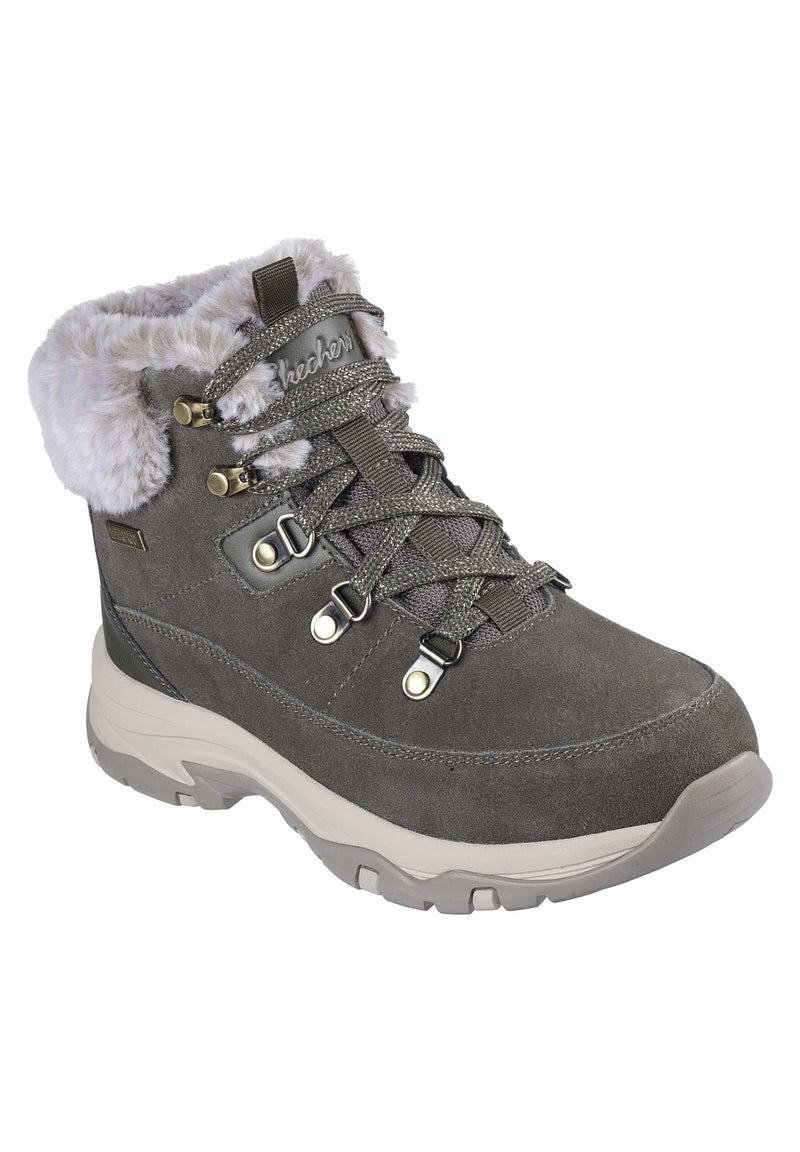 Skechers Women's Trego Ankle Boots, Olive Green, 37 EU - Image 1