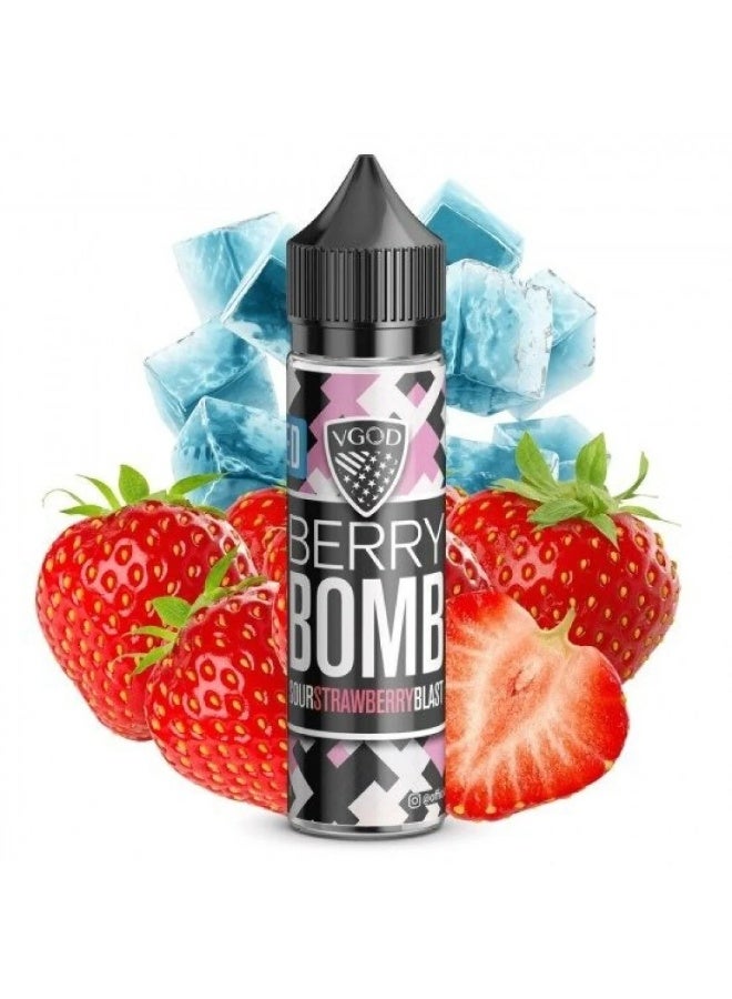 VGOD BERRY BOMB SOUR STRAWBERRY BELT VAPE JUICE E-Liquid NIC SALT 30ml 25mg - Image 1