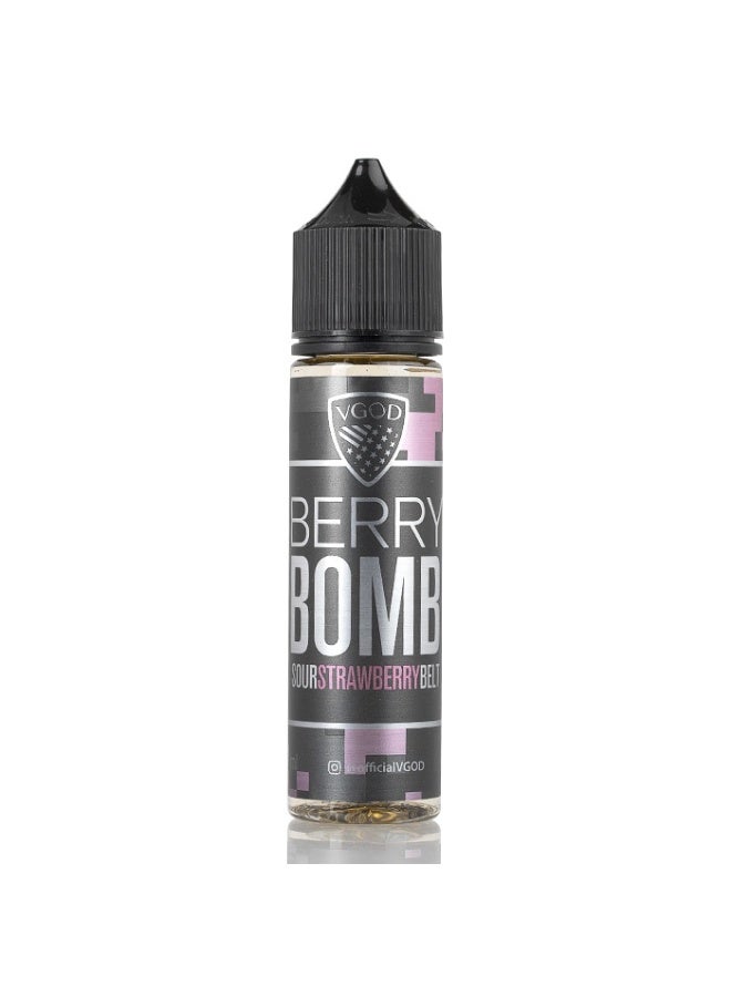 VGOD BERRY BOMB SOUR STRAWBERRY BELT VAPE JUICE E-Liquid NIC SALT 30ml 25mg - Image 3
