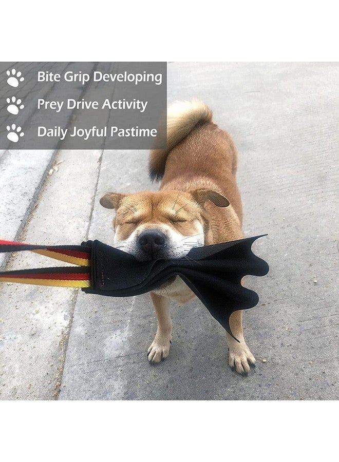 فوكتي فوكيتي، ممسحة عض جلدية لتدريب الكلاب، ممسحة عض تفاعلية للجراء بمقبض، لعبة شد الحبل للكلاب، لعبة تدريب على العض، لعبة جرو لتنمية غريزة الفريسة، لعبة شد الحبل - Image 2