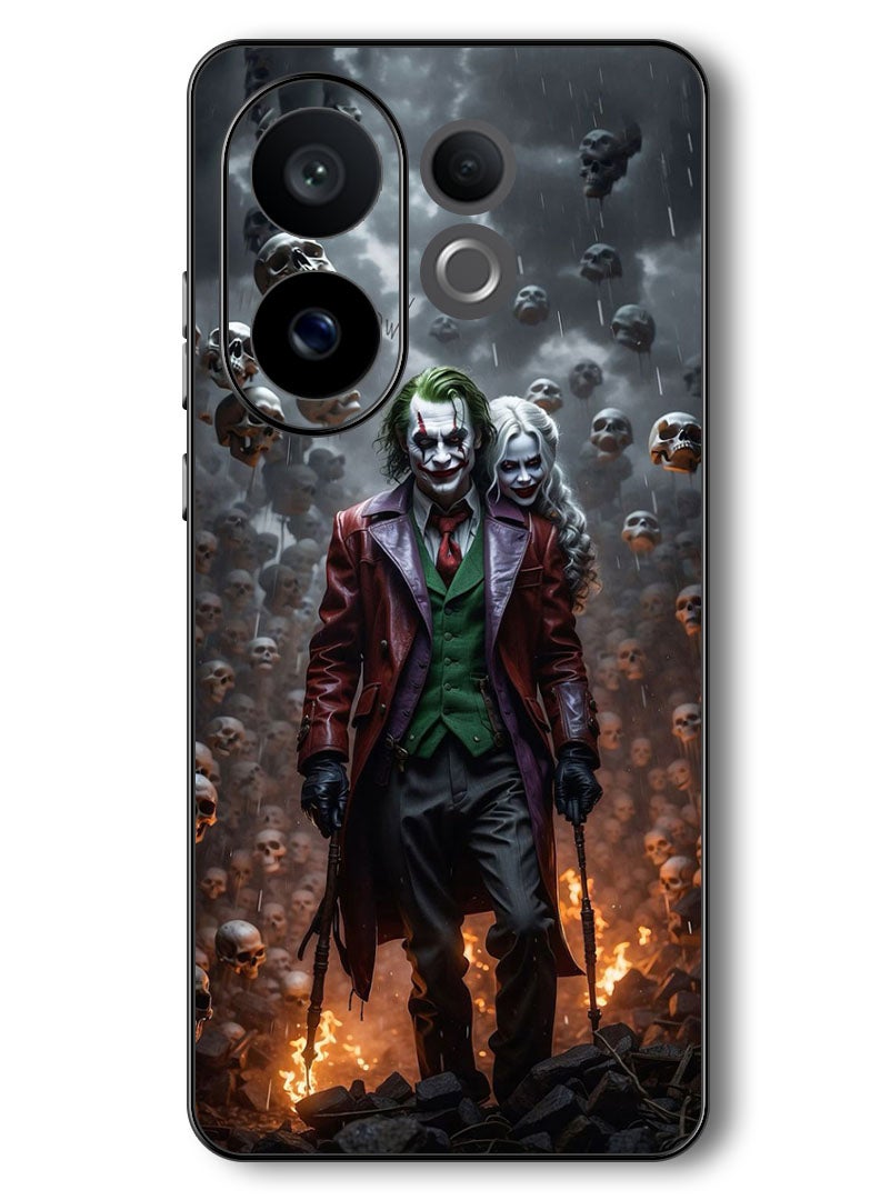 Theodor Case Compatible with Vivo V60 6.77 Inch Protection Shockproof Bumper Cover gotham city armageddon! - Image 1