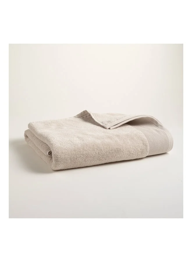 Solid Cream Bath Towel 90x150 cm.