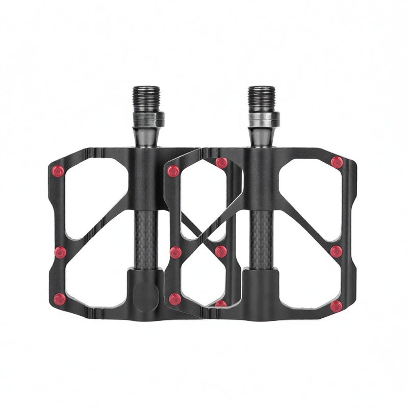 Promend Bicycle Pedal 100 Inch: Anti-slip Ultralight Aluminum Alloy Core Tube - Anti-impact Strong Bearing Capacity Mountain Bike Pedal for Road And Mountain Bike Riders - Image 1