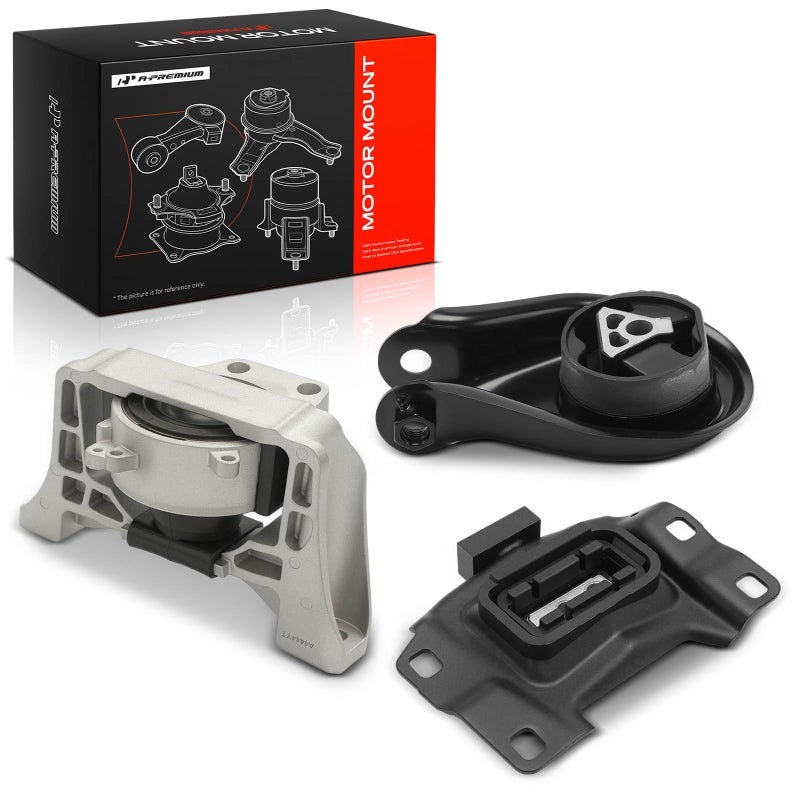 A-Premium APremium Engine Motor Mount and Transmission Mount Kit Compatible with Mazda 3 20102013 5 20122015 3 Sport 20122013 25L Manual Transmission 3PC Set Replace BBM439070B - Image 3