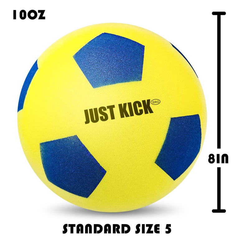 SRG Silent Foam Soccer Ball Size 5 Pro â€“ New Upgraded Weight Indoor Soft Soccer Training House Ball | Airless Soccer for Dribbling & Footwork Practice Gift in Premium Box - Image 5