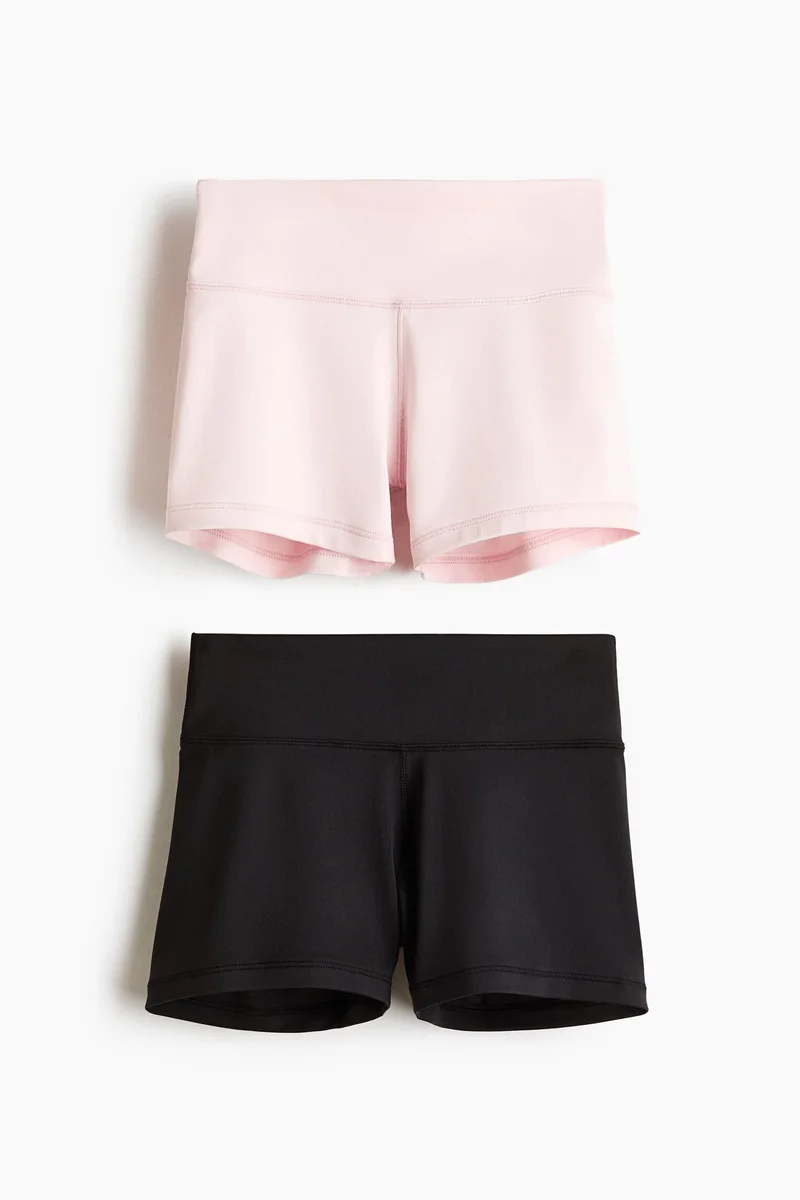 H&M 2-pack short sports cycling shorts with DryMove™