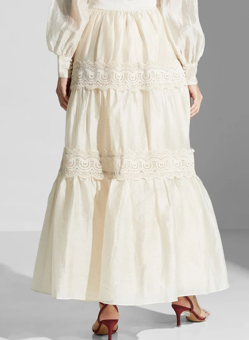 ترو ديكادينس تنورة ماكسي بطبقات