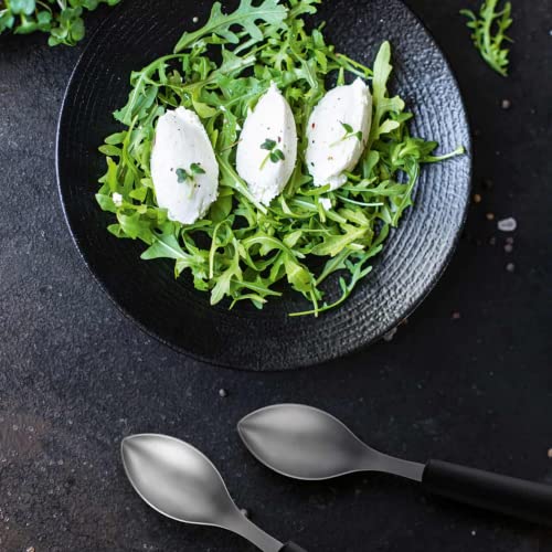 triangle Large Quenelle Spoon, Carded - Stainless Steel - Creates Smooth, Rounded Scoops for Plating - GreenGrip Handle - Dishwasher Safe - Made in Germany - Image 3