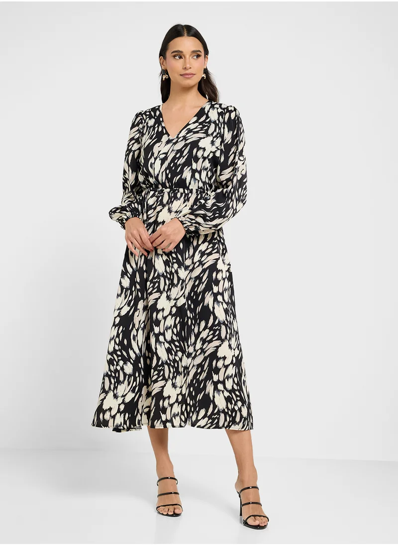 ليتل مسترس Animal Print Midaxi Dress
