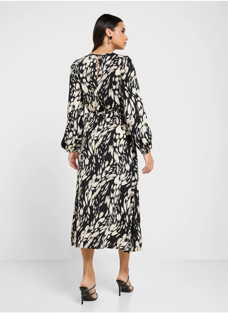 ليتل مسترس Animal Print Midaxi Dress