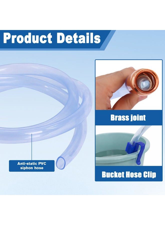 Swess 3/4" Gas Siphon Hose, Shaker Siphon for Gasoline/Fuel/Water Transfer, Safety Self Priming Hose 6ft - Image 2