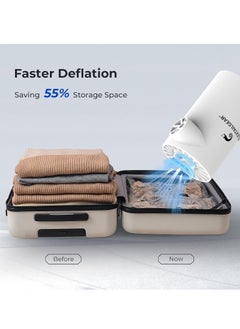 ماركة غير محددة فليكس تيل جير مضخة هواء كهربائية من ايفو مع بطارية قابلة لاعادة الشحن 3800mAh، مضخة مرتبة هوائية صغيرة محمولة تعمل بالضغط العالي 4.5 كيلو باسكال للقارب وحمام السباحة القابل للنفخ ومراتب السرير ومنفاخ  - Image 4