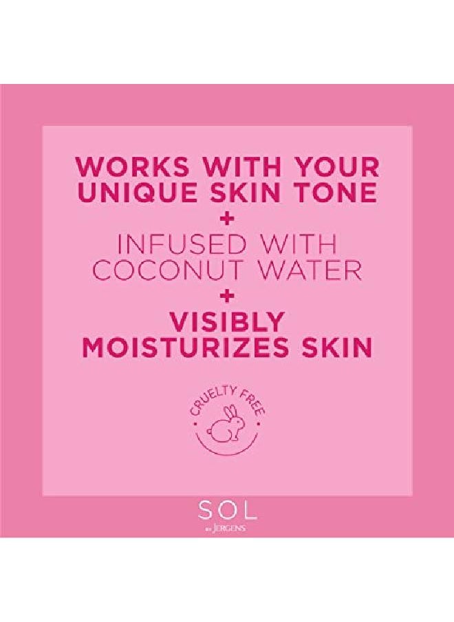 Jergens - Sol By Self Tanner Body Bronzer For All Unique Skin Tones Sunless Tanning Washoff Luminous Body Bronzer Naturallooking Selfbronzer And Tan Intensifier For Instant Bronze 34 Ounce - Image 1