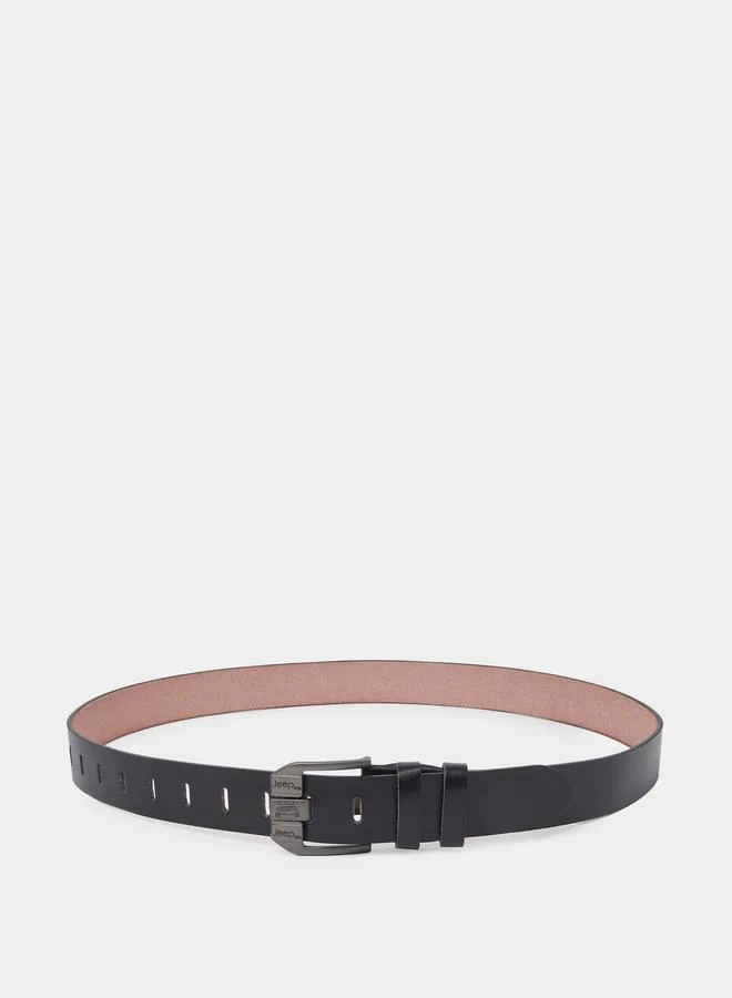 ستايلي Men Black Jeep Metal Buckle Belt
