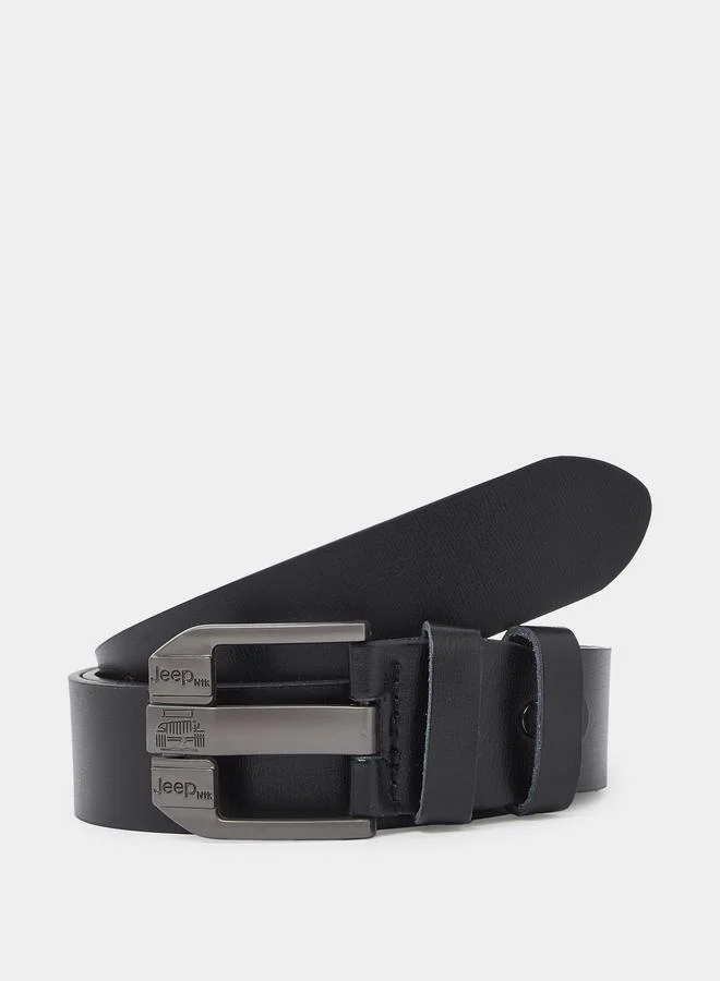 ستايلي Men Black Jeep Metal Buckle Belt
