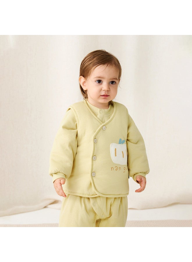 Tongtai Baby Vest Autumn And Winter Pure Cotton Padded Children's Clothing Boys And Girls Outdoor Top Waistcoat Vest - Image 3
